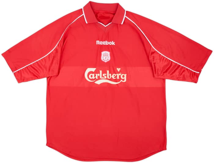 2000-02 Liverpool Home Shirt Gerrard #17 - 6/10 - (XXL)