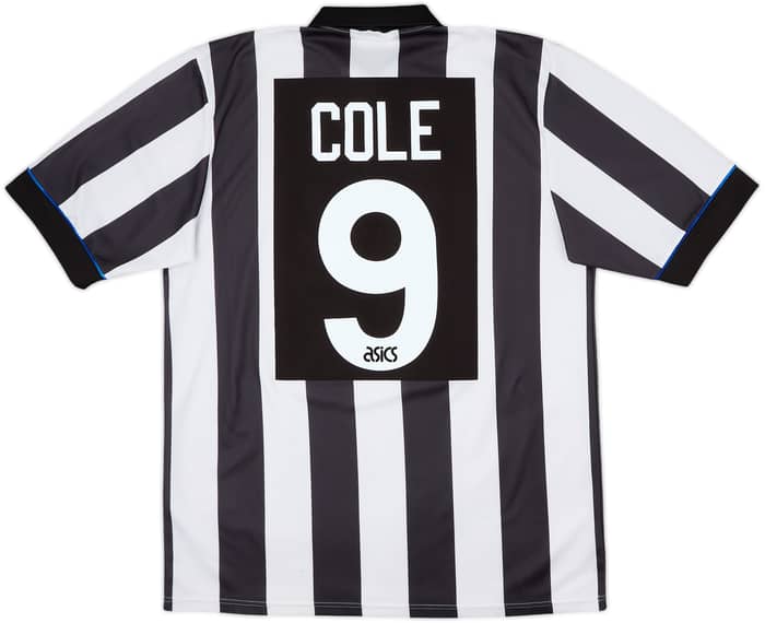 1993-95 Newcastle Home Shirt Cole #9 - 5/10 - (L)