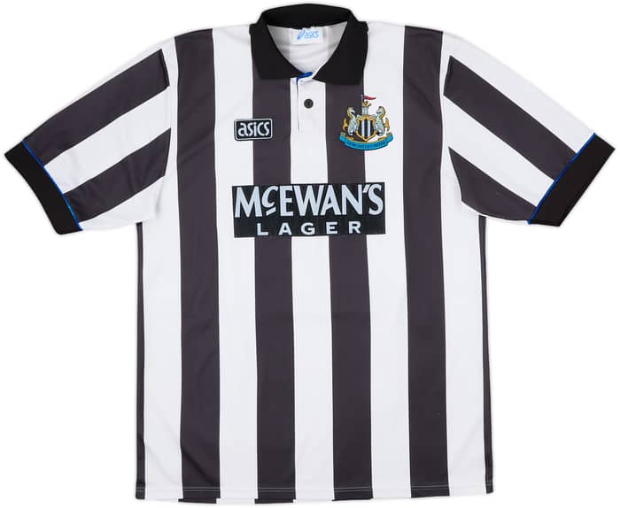 1993-95 Newcastle Home Shirt Cole #9 - 5/10 - (L)