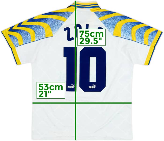 1995-97 Parma Home Shirt Zola #10 - 6/10 - (M)
