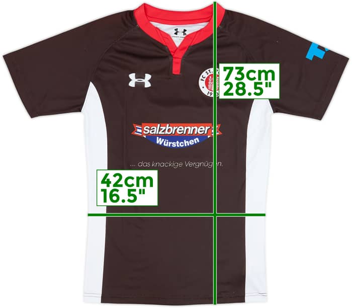 Camiseta de entrenamiento Under Armour 'Kids Club' del St Pauli 2016-17 - 8/10 - (S)