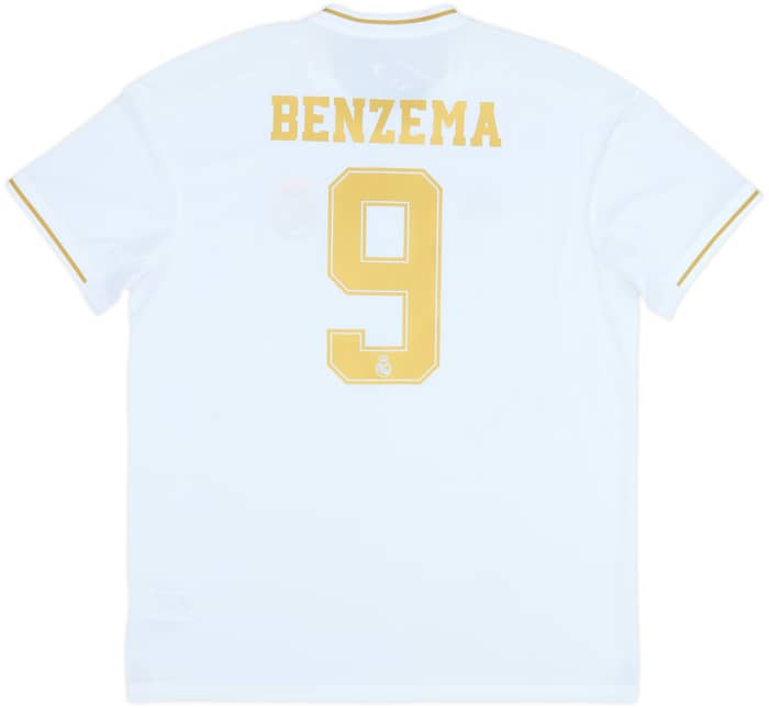 2019-20 Real Madrid Home Shirt Benzema #9 (XL)