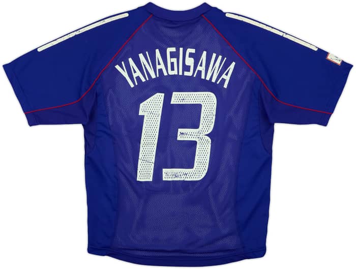 2002-04 Japan Player Issue Home Shirt Yanagisawa #13 - 5/10 - (M)