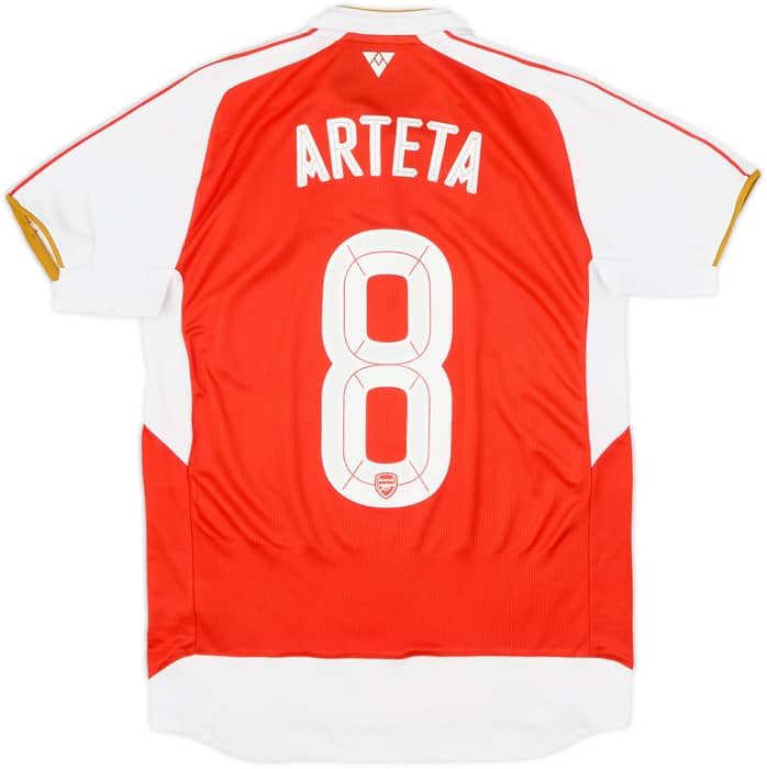 2015-16 Arsenal Camiseta Local Arteta #8 - 8/10 - (S)