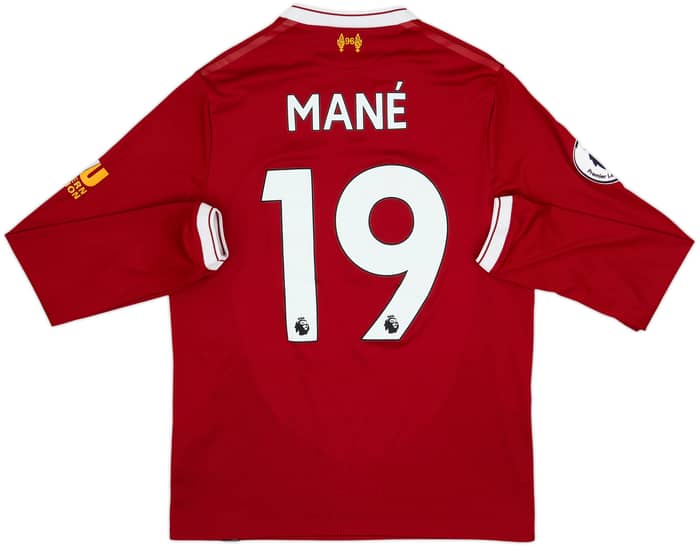 2017-18 Liverpool 125 Years Home L/S Shirt Mane #19 - 8/10 - (S)
