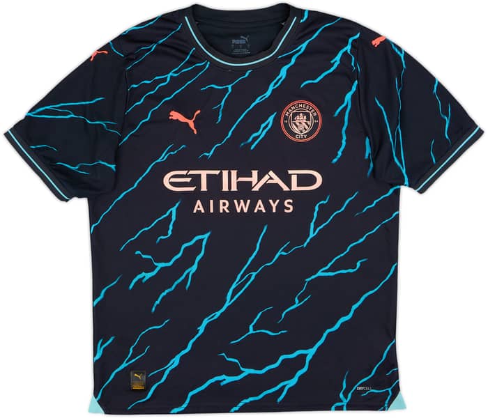 2023-24 Manchester City Third Shirt Haaland #9 - 5/10 - (L)