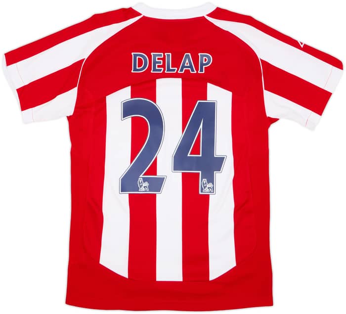 2009-10 Stoke City Home Shirt Delap #24 - 8/10 - (S)