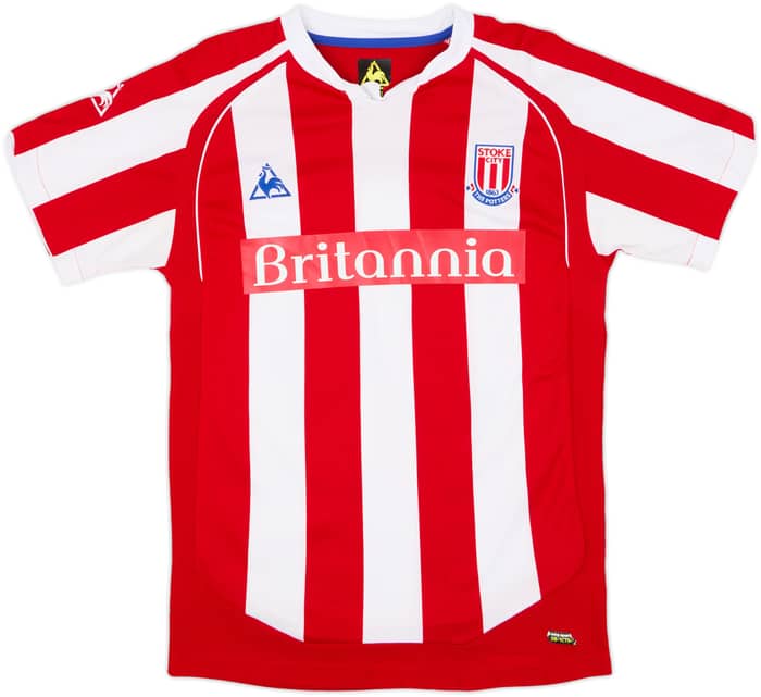 2009-10 Stoke City Home Shirt Delap #24 - 8/10 - (S)