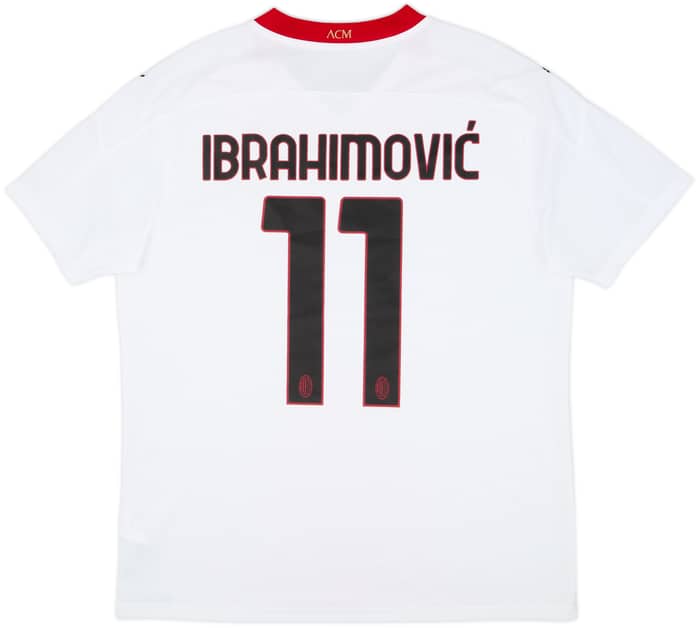 2020-21 AC Milan Away Shirt Ibrahimovic #11 (L)