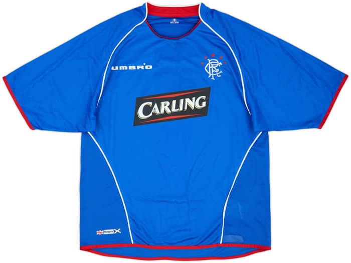 2005-06 Rangers Home Shirt Ferguson #6 - 8/10 - (L)