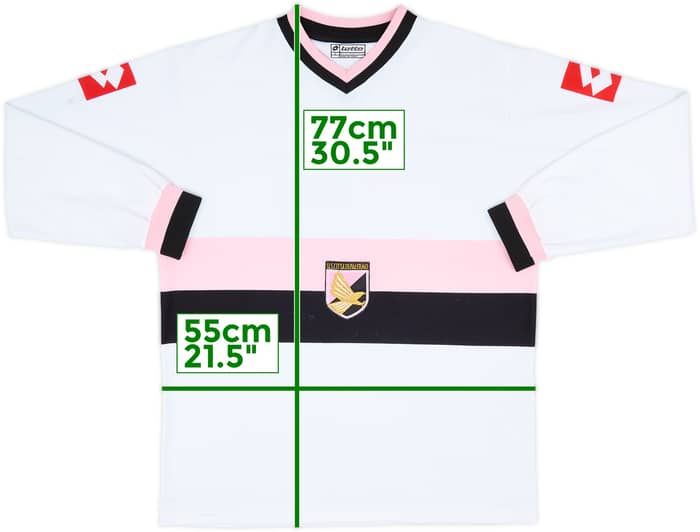 2004-05 Palermo Away L/S Shirt Jankovic #17 - 4/10 - (L)