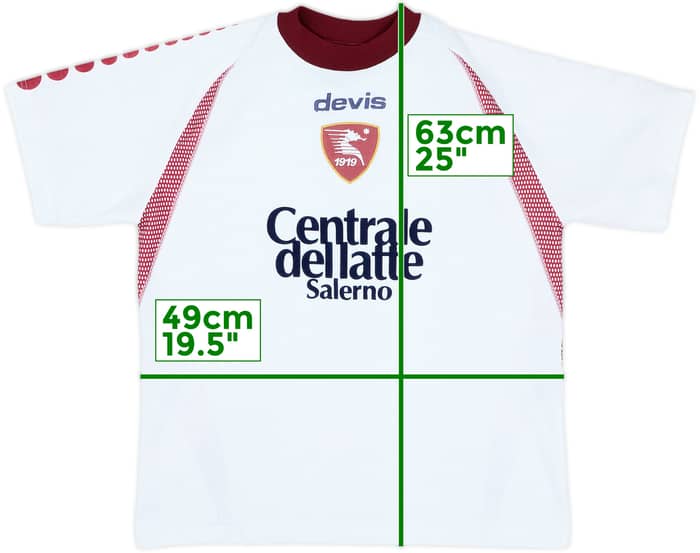 2003-04 Salernitana Away Shirt - 6/10 - (13-14 Years)