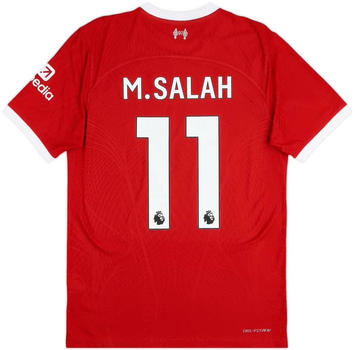 Camiseta auténtica de local del Liverpool 2023-24 M.Salah #11 - 9/10 - (M)