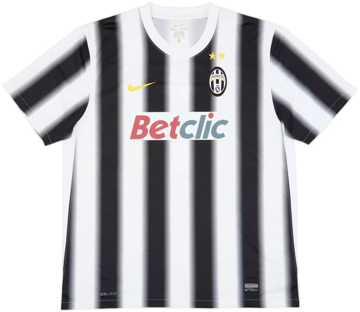 2011-12 Juventus Home Shirt Del Piero #10 - 7/10 - (XL)