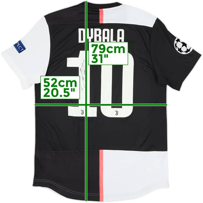 2019-20 Juventus Player Issue Signed Home Shirt Dybala #10 - 6/10 - (M)