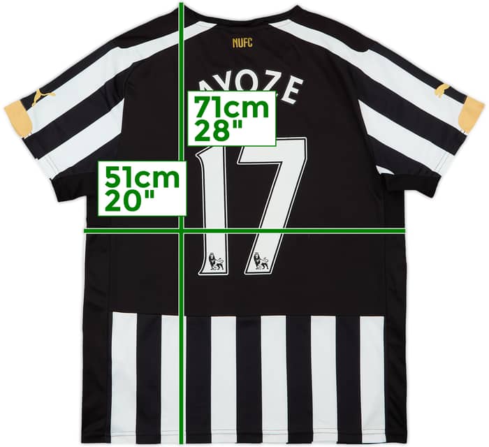 2014-15 Newcastle Home Shirt Ayoze #17 - 7/10 - (S)