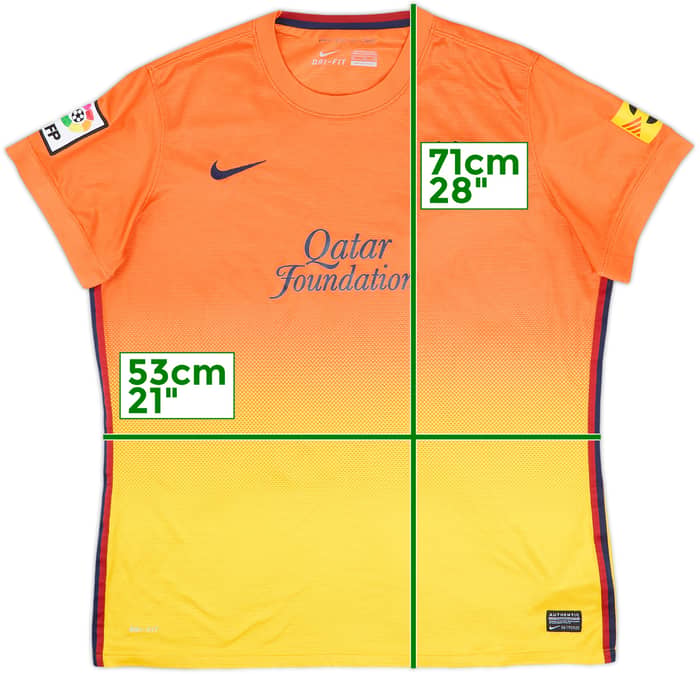 2012-13 Barcelona Away Shirt - 5/10 - (Women's XL)