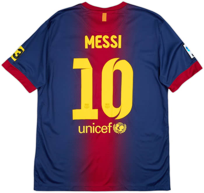 2012-13 Barcelona Home Shirt Messi #10 - 9/10 - (L)