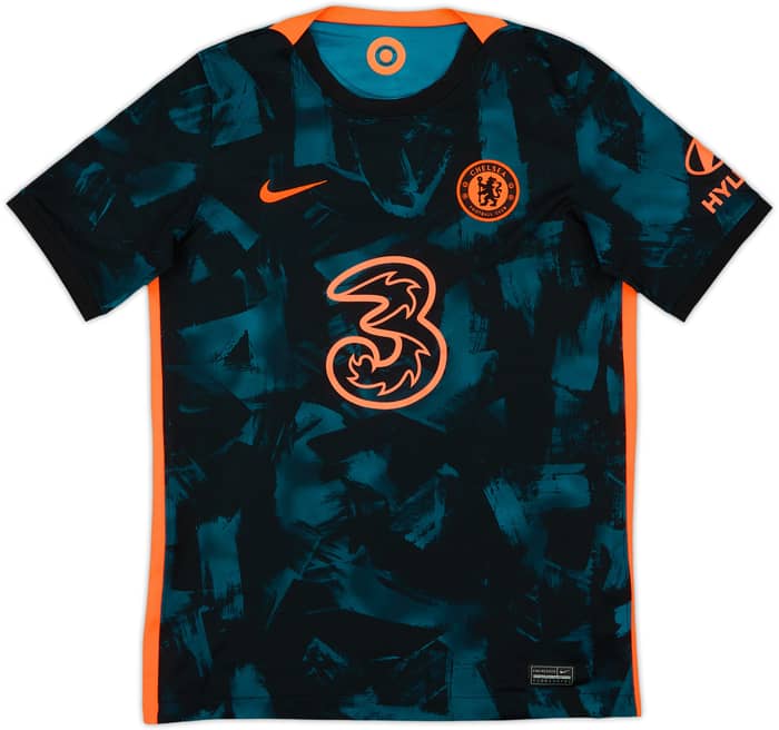 2021-22 Chelsea Third Shirt Mount #19 - 7/10 - (13-15 Years)