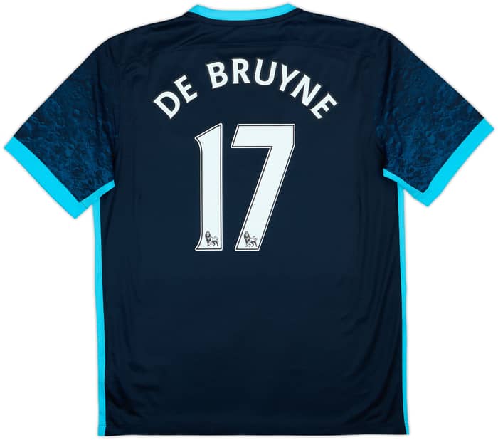 2015-16 Manchester City Away Shirt De Bruyne #17 - 8/10 - (L)