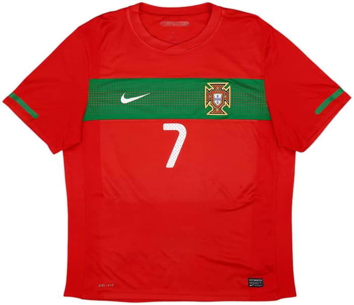 2010-11 Portugal Home Shirt Ronaldo #7 - 8/10 - (XL)