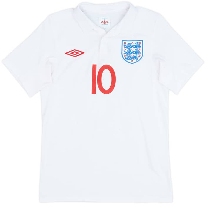 2009-10 England Home Shirt Rooney #10 - 8/10 - (XS)