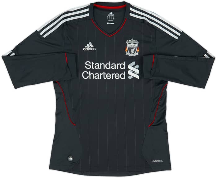 2011-12 Liverpool Away L/S Shirt Suarez #7 - 9/10 - (M)
