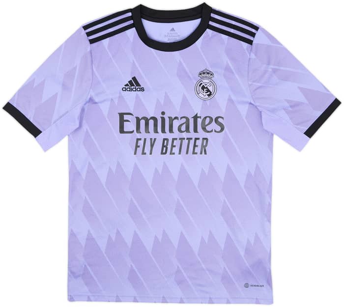 2022-23 Real Madrid Away Shirt Benzema #9 - 8/10 - (15-16 Years)