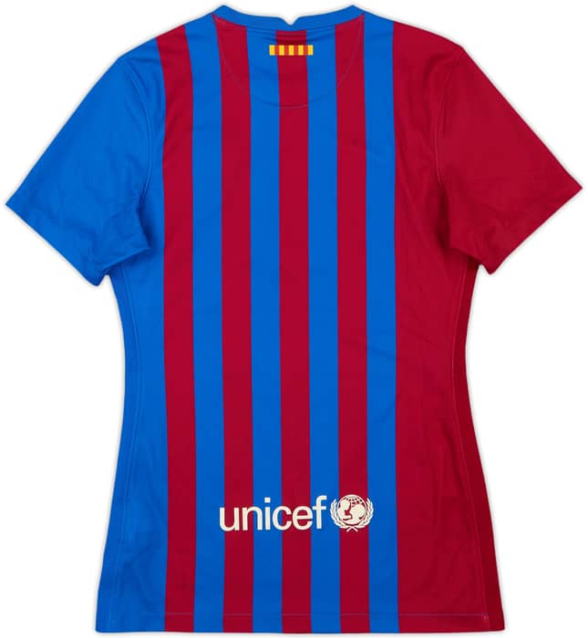 2021-22 Barcelona Home Shirt - 9/10 - (Women's XS)