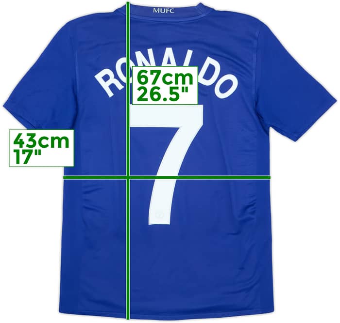 2008-09 Manchester United Third Shirt Ronaldo #7 - 6/10 - (XL.Boys)