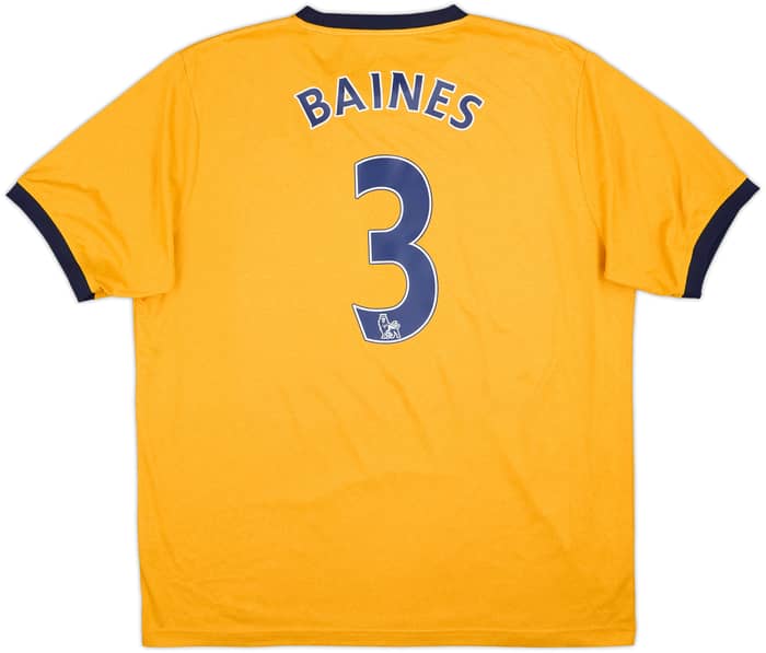 2011-12 Everton Away Shirt Baines #3 - 8/10 - (XL)