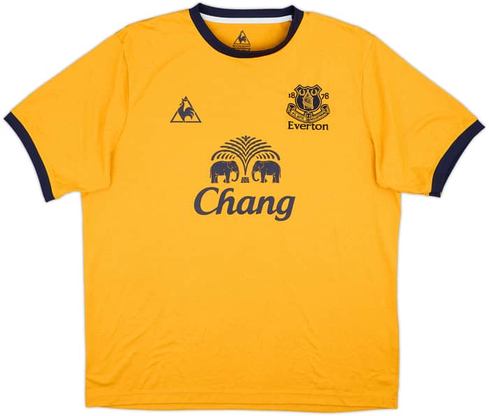 2011-12 Everton Away Shirt Baines #3 - 8/10 - (XL)