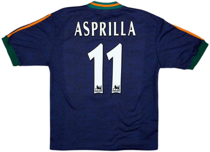 1997-98 Newcastle Away Shirt Asprilla #11 - 8/10 - (L)