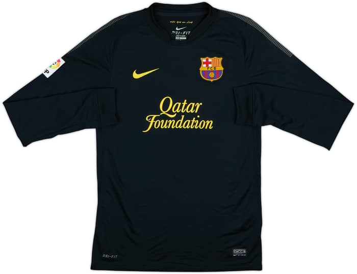 2011-12 Barcelona Away L/S Shirt Messi #10 - 8/10 - (S)