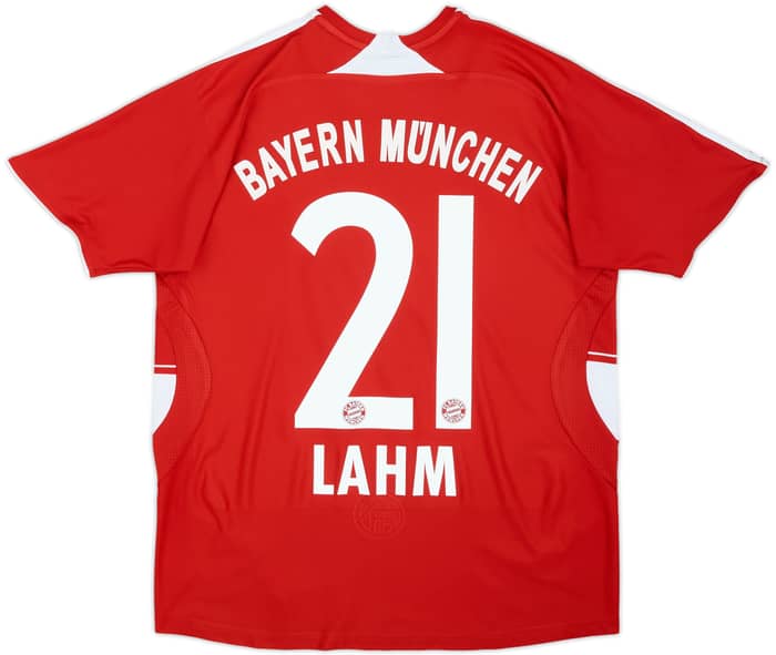 2007-08 Bayern Múnich Camiseta Local Lahm #21 - 7/10 - (XL.Boys)