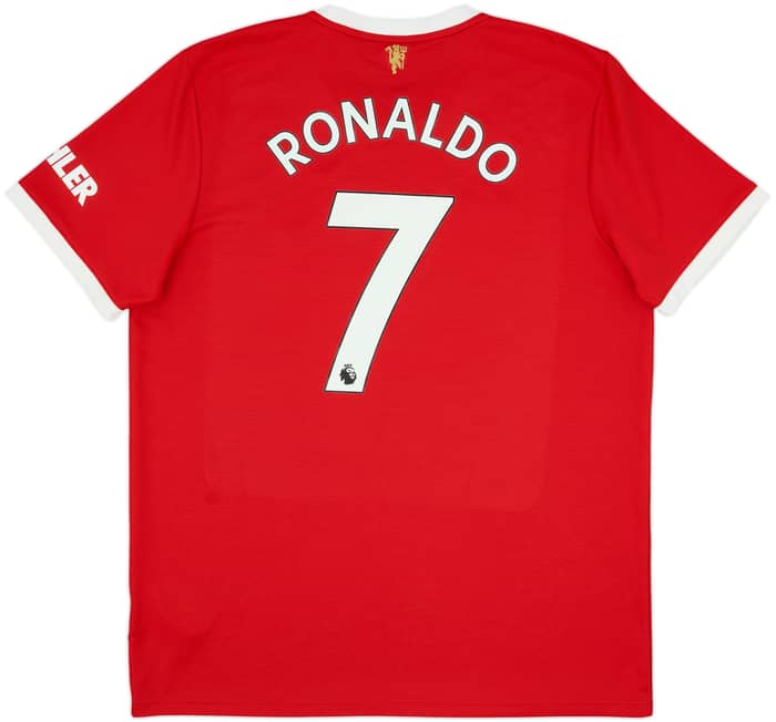 2021-22 Manchester United Home Shirt Ronaldo #7 - 7/10 - (XL)