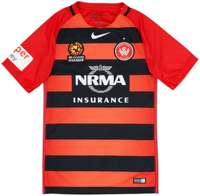 2016-17 Western Sydney Wanderers Home Shirt - 8/10 - (XS)