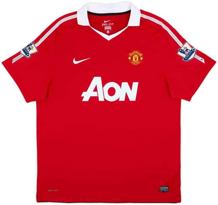 2010-11 Manchester United Home Shirt Giggs #11 - 7/10 - (XL)