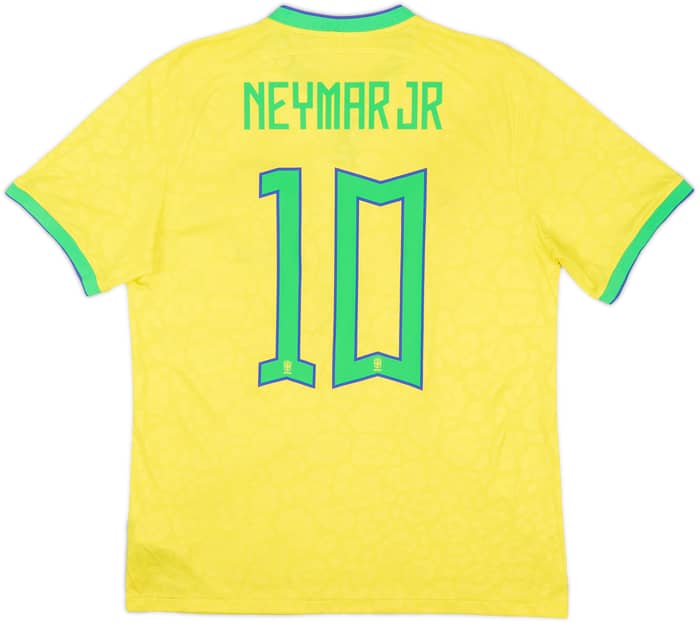 2022-23 Brazil Home Shirt Neymar Jr #10 - 7/10 - (M)
