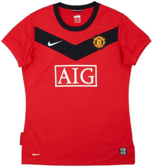 2009-10 Manchester United Home Shirt - 10/10 - (Women's M)