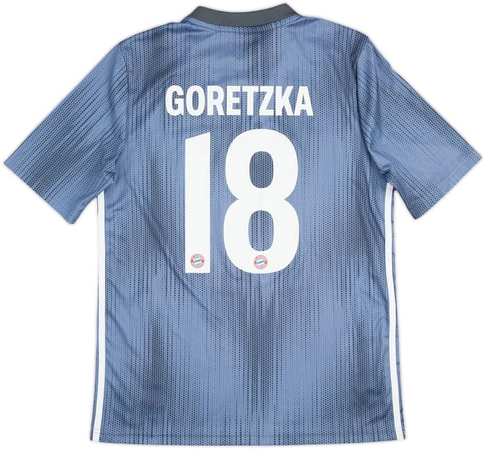 2018-19 Bayern Munich Third Shirt Goretzka #18 - 8/10 - (15-16 Years)
