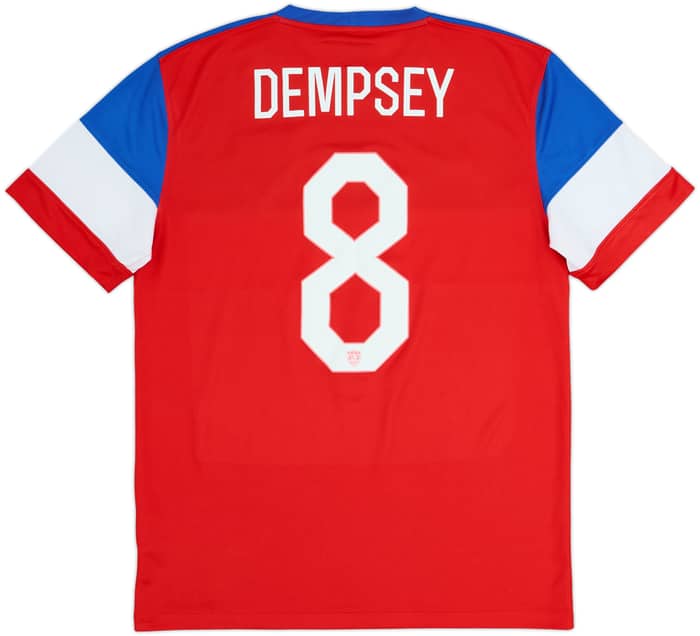 2014-15 USA Away Shirt Dempsey #8 - 7/10 - (M)
