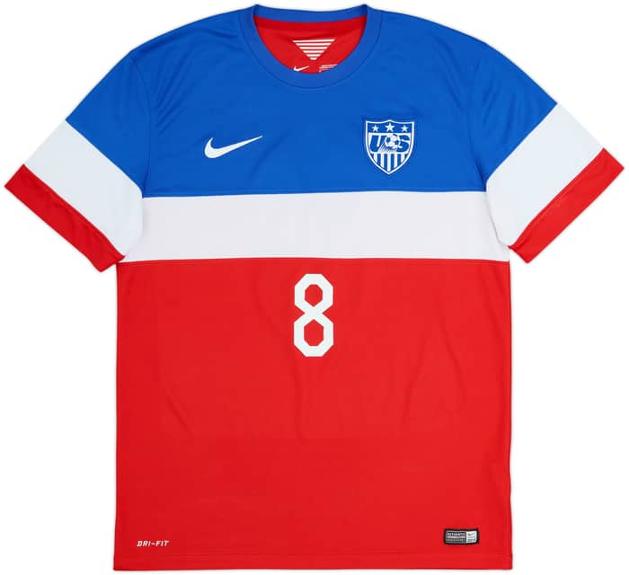 2014-15 USA Away Shirt Dempsey #8 - 7/10 - (M)