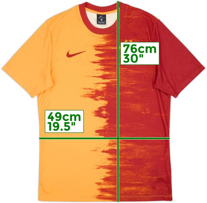 2020-21 Galatasaray Basic Home Shirt - 8/10 - (M)