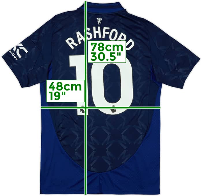 2024-25 Manchester United Away Shirt Rashford #10 - 9/10 - (M)