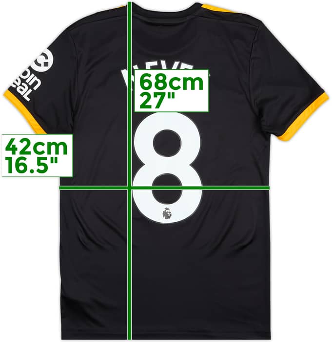 2019-20 Wolves Away Shirt Neves #8 - 10/10 - (XS)