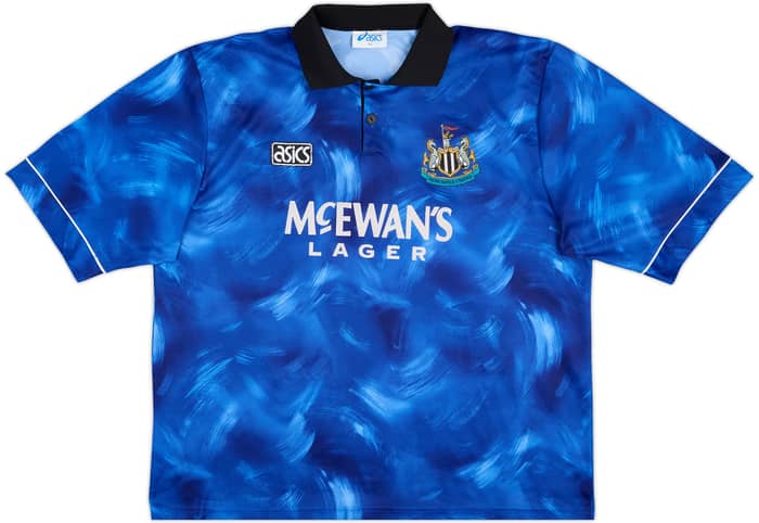 1993-95 Newcastle Away Shirt Albert #27 - 8/10 - (XXL)