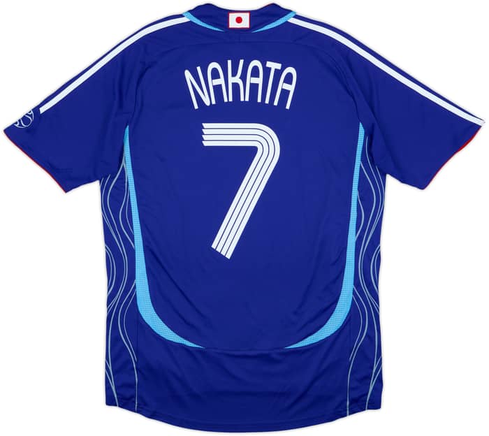 2006-08 Japan Home Shirt Nakata #7 - 6/10 - (M)