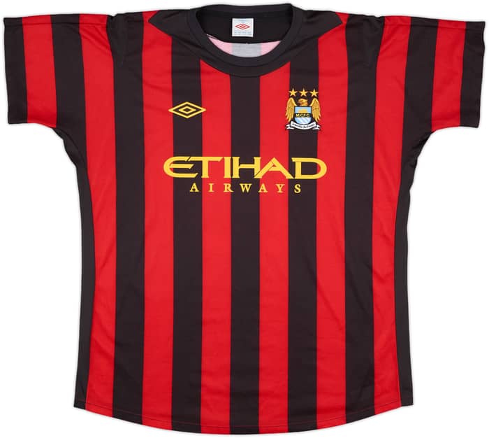 2011-12 Manchester City Away Shirt Kun Aguero #16 - 9/10 - (XL)