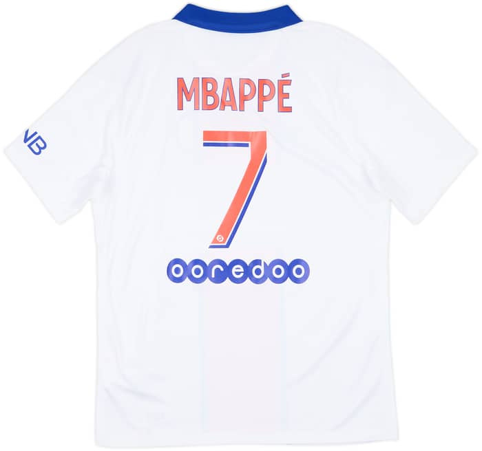 2020-21 Paris Saint-Germain Away Shirt Mbappe #7 (M)